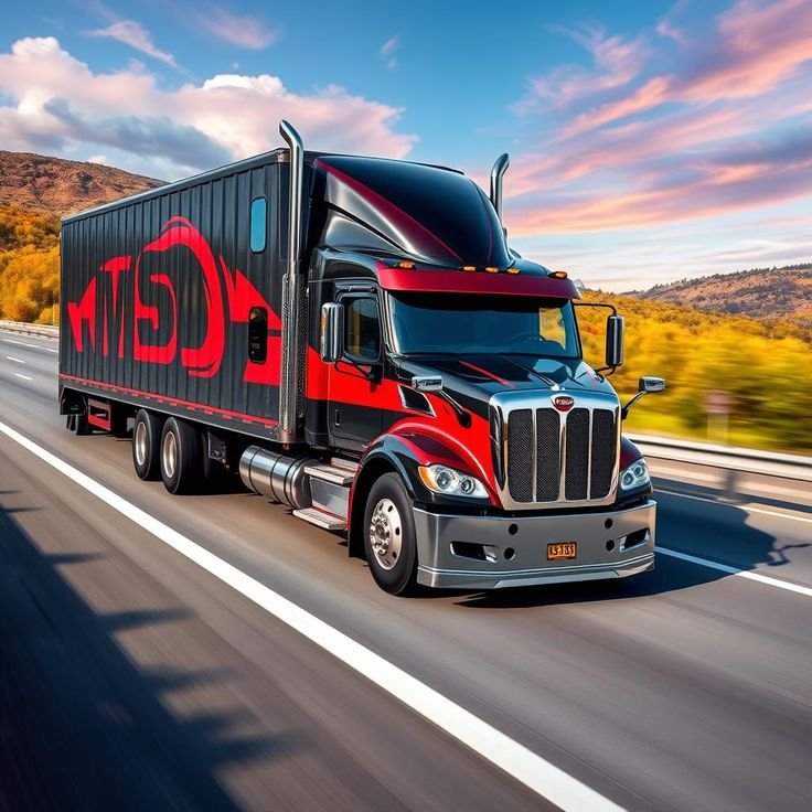 Truckload freight services truck transporting full loads with Apex One Freight