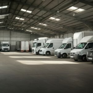 Futuristic logistics network powered by AI and Expediated Dispatch Services.